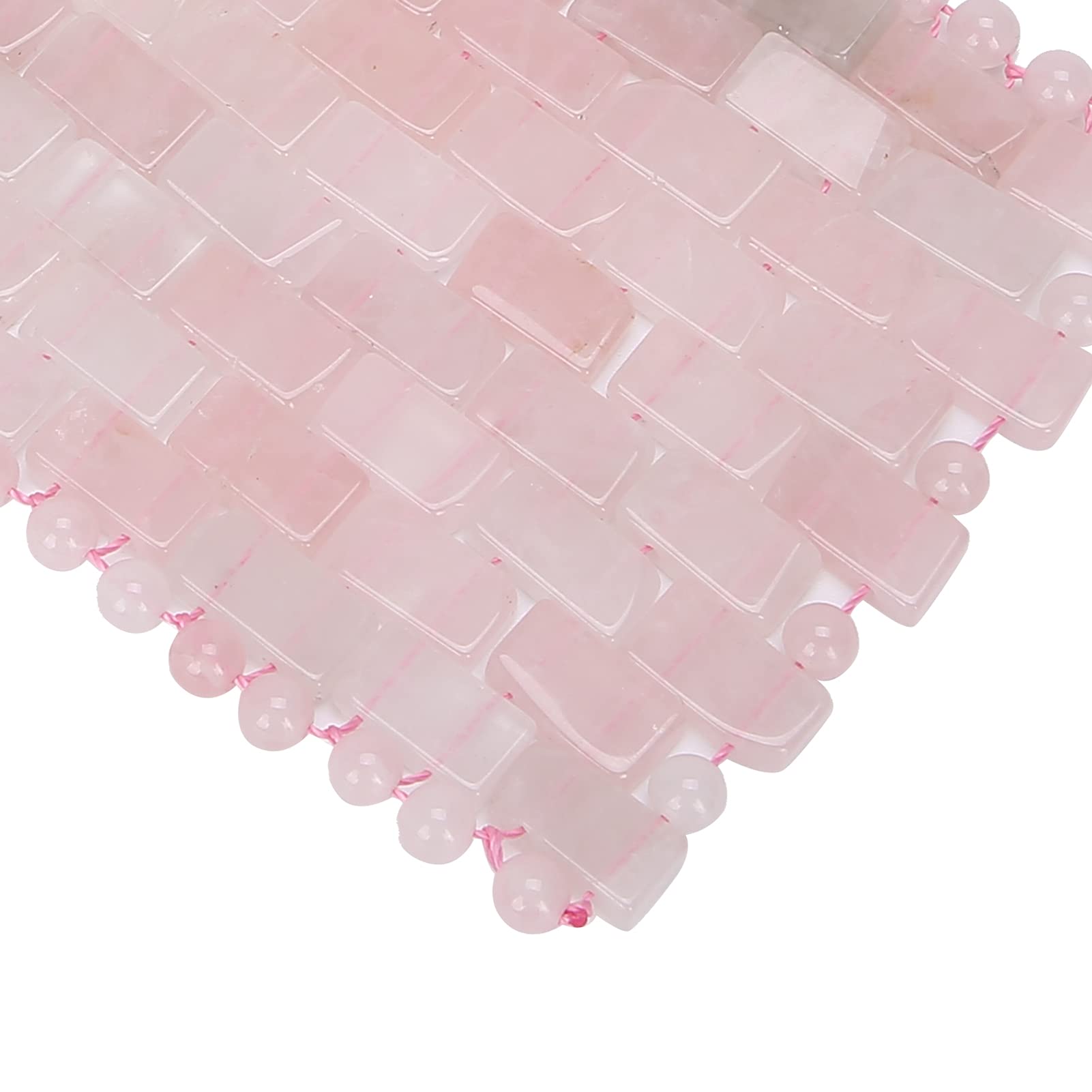 Le masque de relaxation des yeux Jadestone, outil de soin de sommeil naturel pour masseur de visage réduit les cernes(Quartz rose)