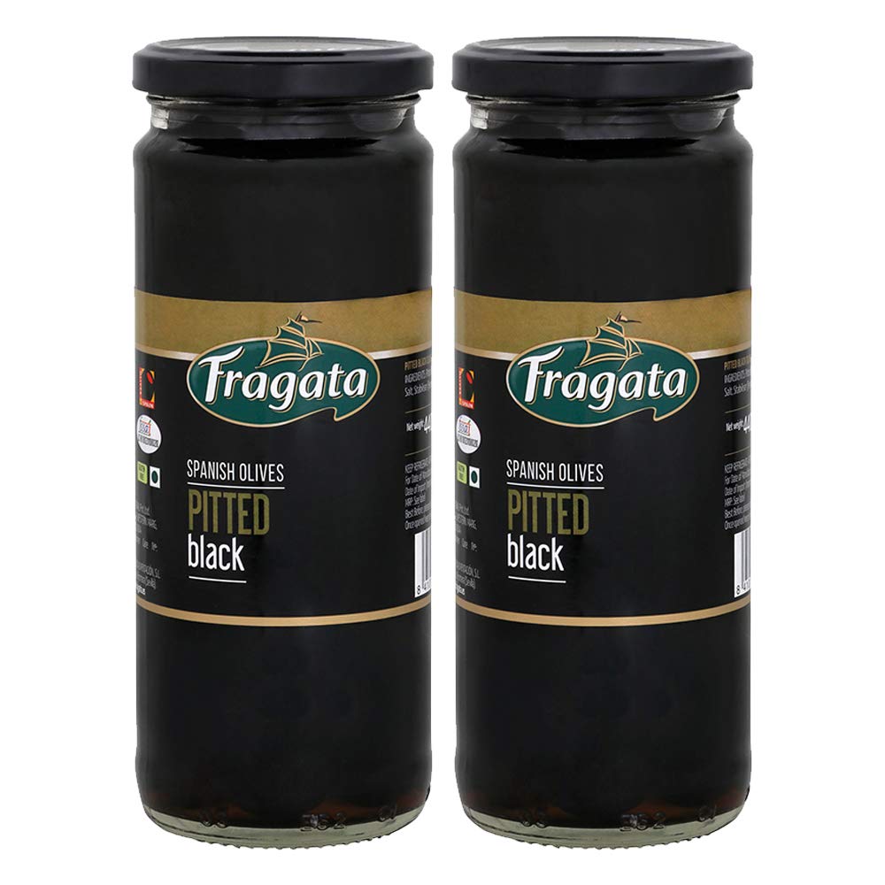 See full amazon price history chart for Fragata Pitted Black Spanish Olives 440g | Combo Pack of 2 | Ready to Eat, Healthy Snack | Gluten Free Fresh Olives | Olives for Pizza, Salads and Pasta Fragata Pitted Black Spanish Olives 440g | Combo Pack of 2 | Ready to Eat, Healthy Snack | Gluten Free Fresh Olives | Olives for Pizza, Salads and Pasta (B089VV7TKB) Amazon Price History, Amazon Price Tracker