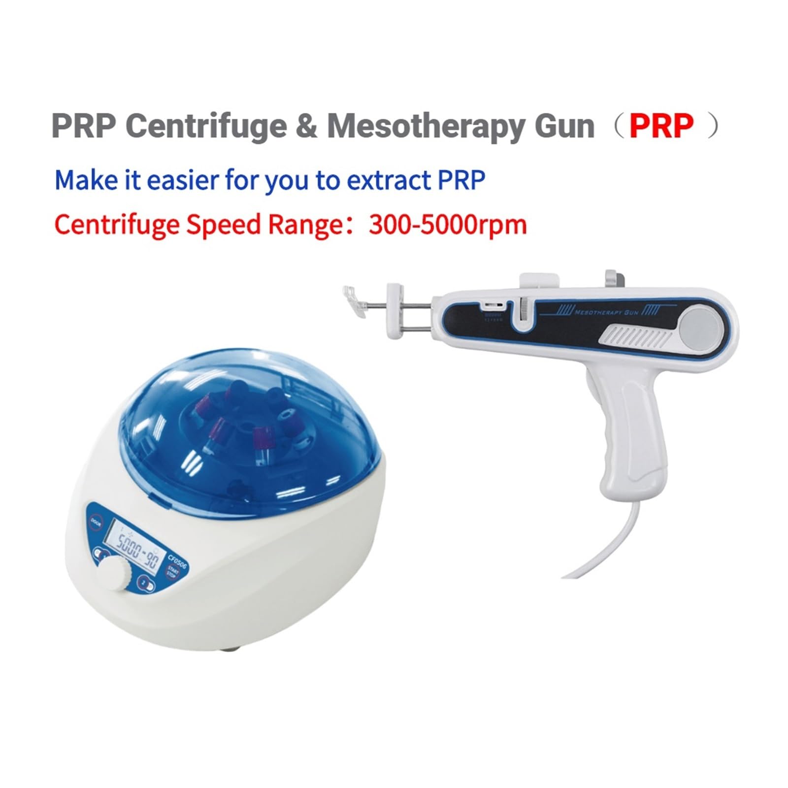 Centrifuga Da Laboratorio Prp, Centrifuga Da 5000 Giri/min E Piastra In Plastica For Catetere Monouso Con Pistola For Mesoterapia PRP,prodotti di laboratorio e scientifici