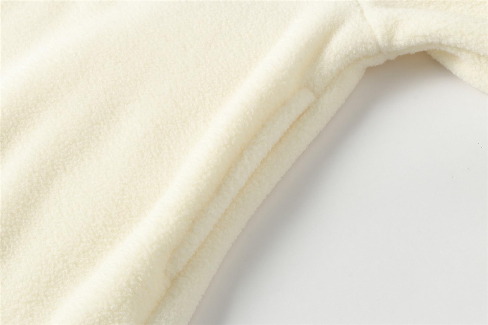 Mud Kingdom Sudadera de forro polar de manga larga con cremallera de un cuarto para niños y niñas, cuello alto falso, para otoño