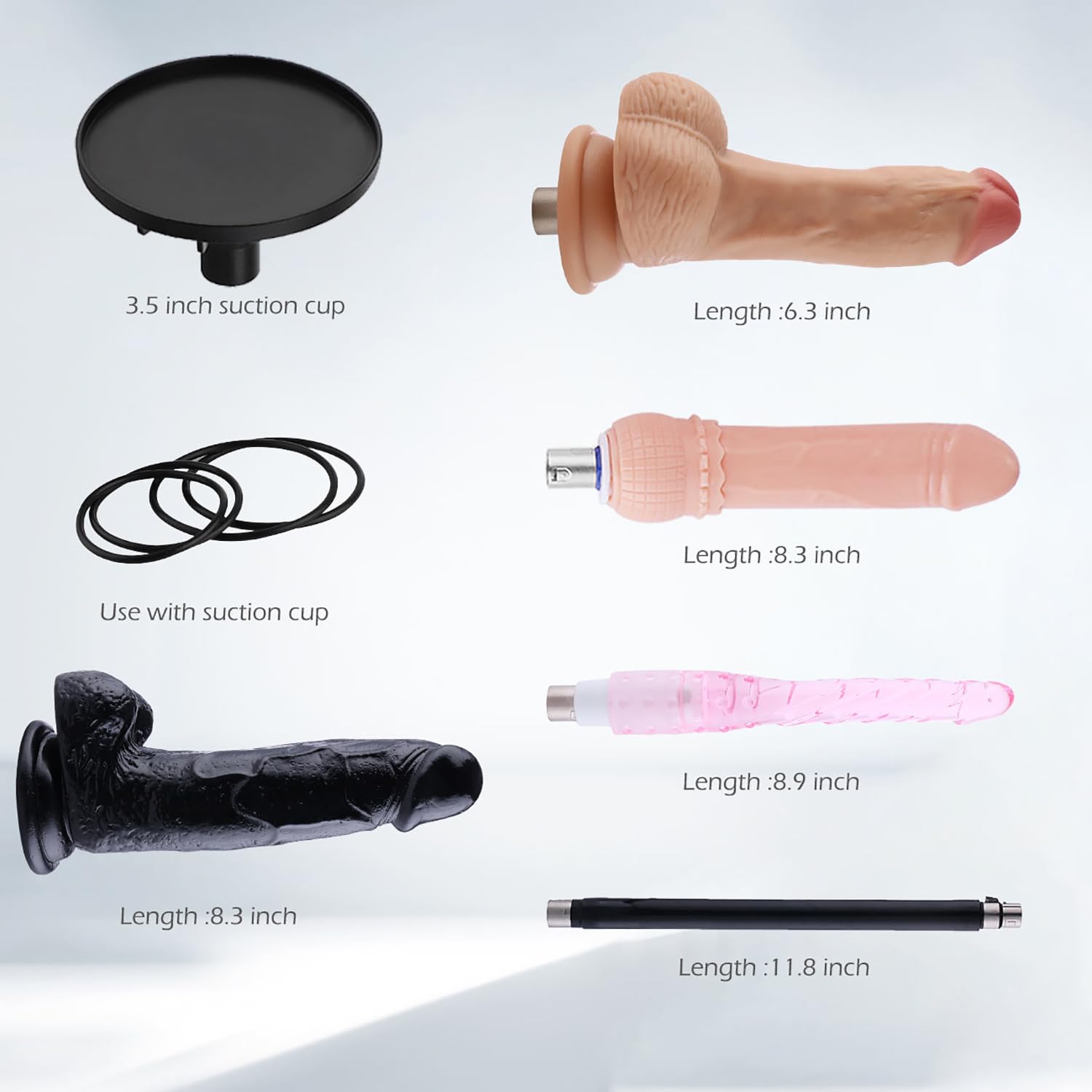 Sex Machine Fuck Machine with 3XLR Connector,Dildo Machine with Realistic Dildo, Love Machine Sex Toys 7 Attachments with Suction Cup Adapter Adult Toys for Women: App Controlled Sex Machine