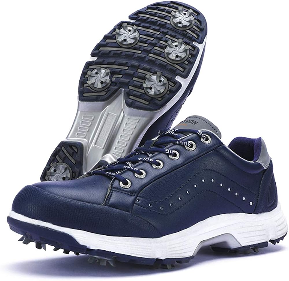 THESTRON 2021 Men Golf Shoes Professional Spikes Golf Sport Sneakers