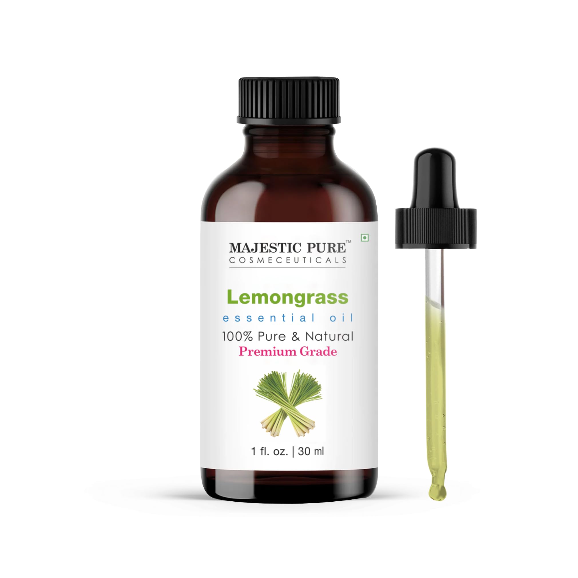 Majestic Pure Lemongrass Essential Oil for Diffuser - 1 Fl Oz