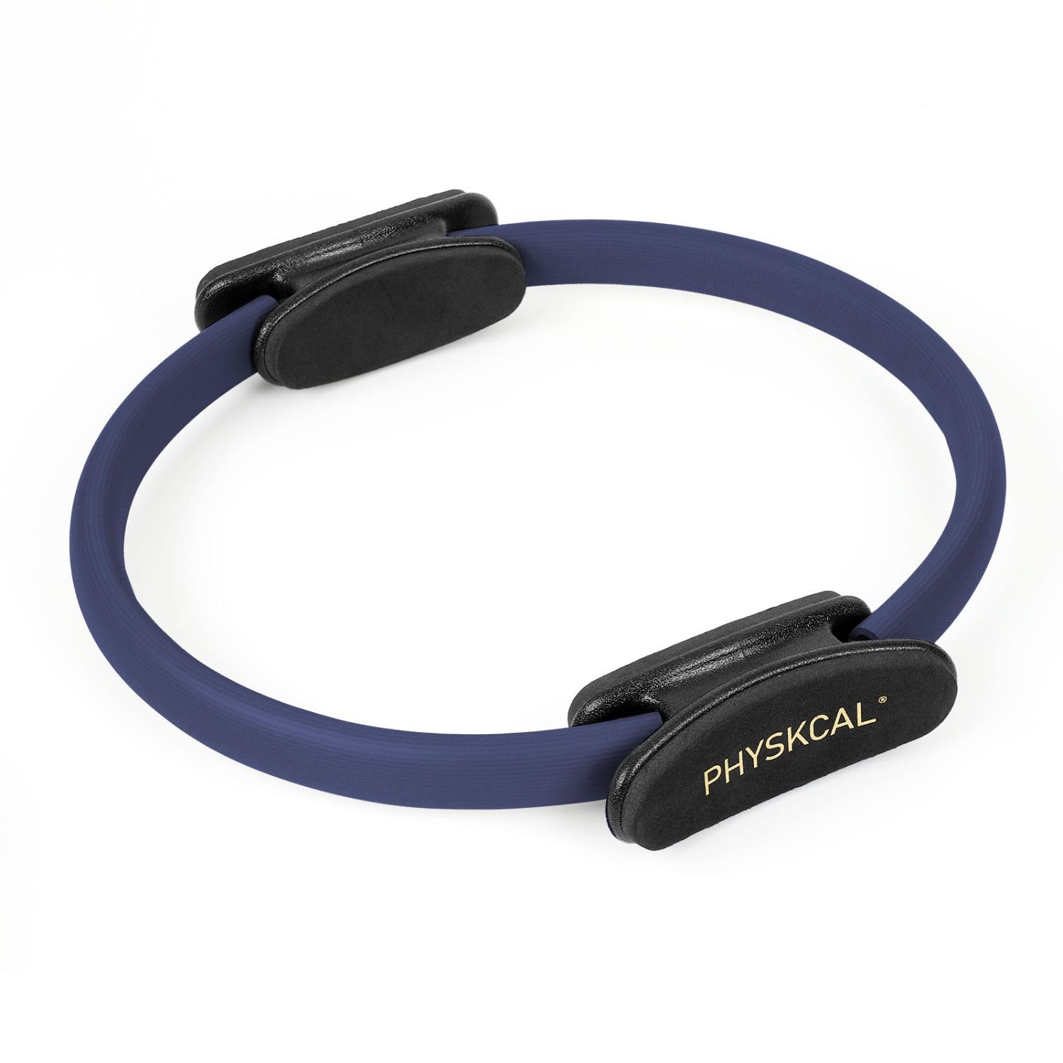PhysKcal Anello per Pilates 38 cm, con Manici Imbottiti Extra Spessi, Attrezzatura per tonificare l'interno Coscia, Foglio di Allenamento Incluso