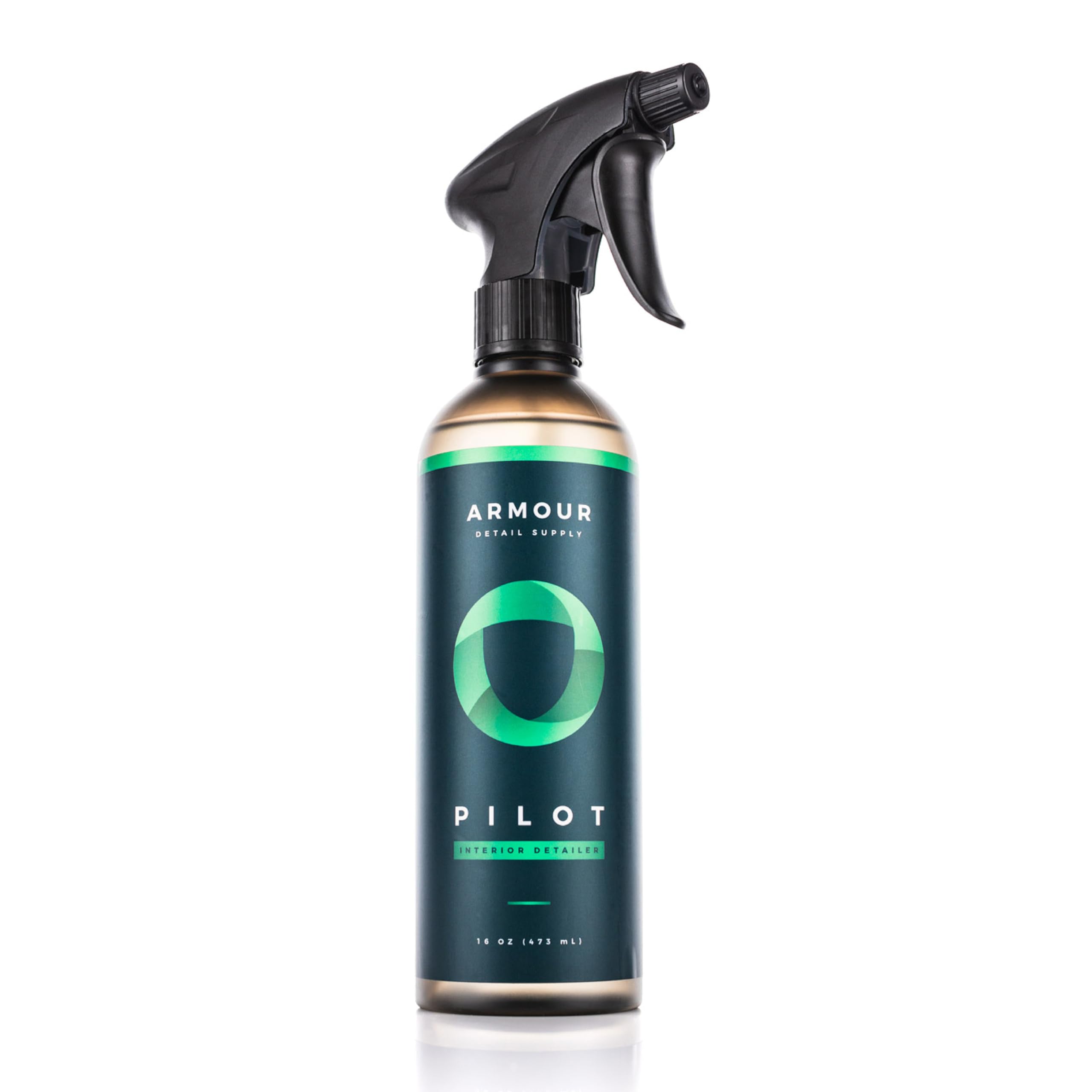 Pilot Interior Detailer: Total Solution for Multi-Surface Care | UV Protection | Streak-Free Finish | Trigger Spray (16 Oz)