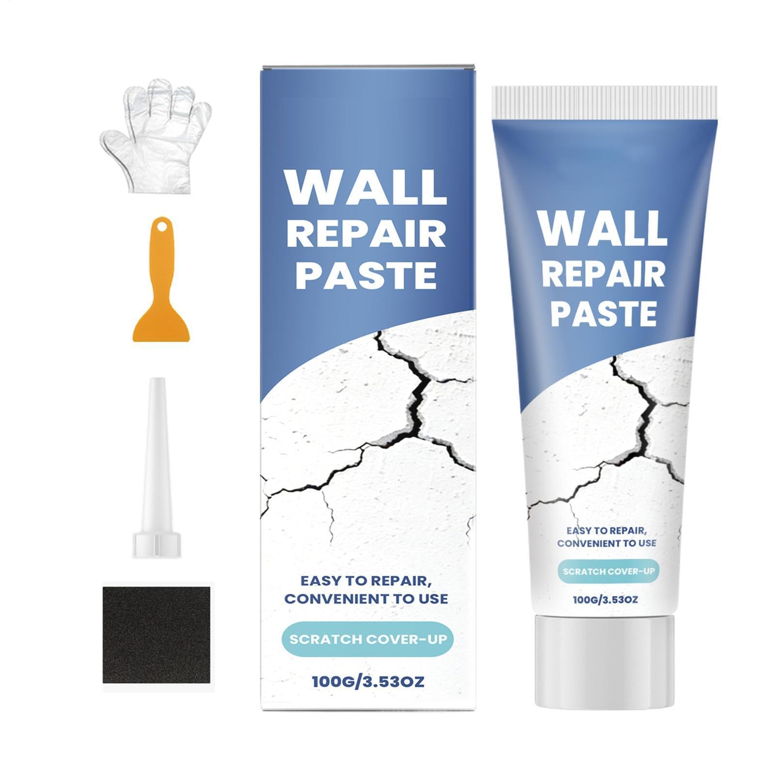 Kit per Riparazione Cartongesso,Stucco Sigillante | Pasta per Pareti per Buchi - per Crepe, Pittura, Cemento, Doccia, Bagno