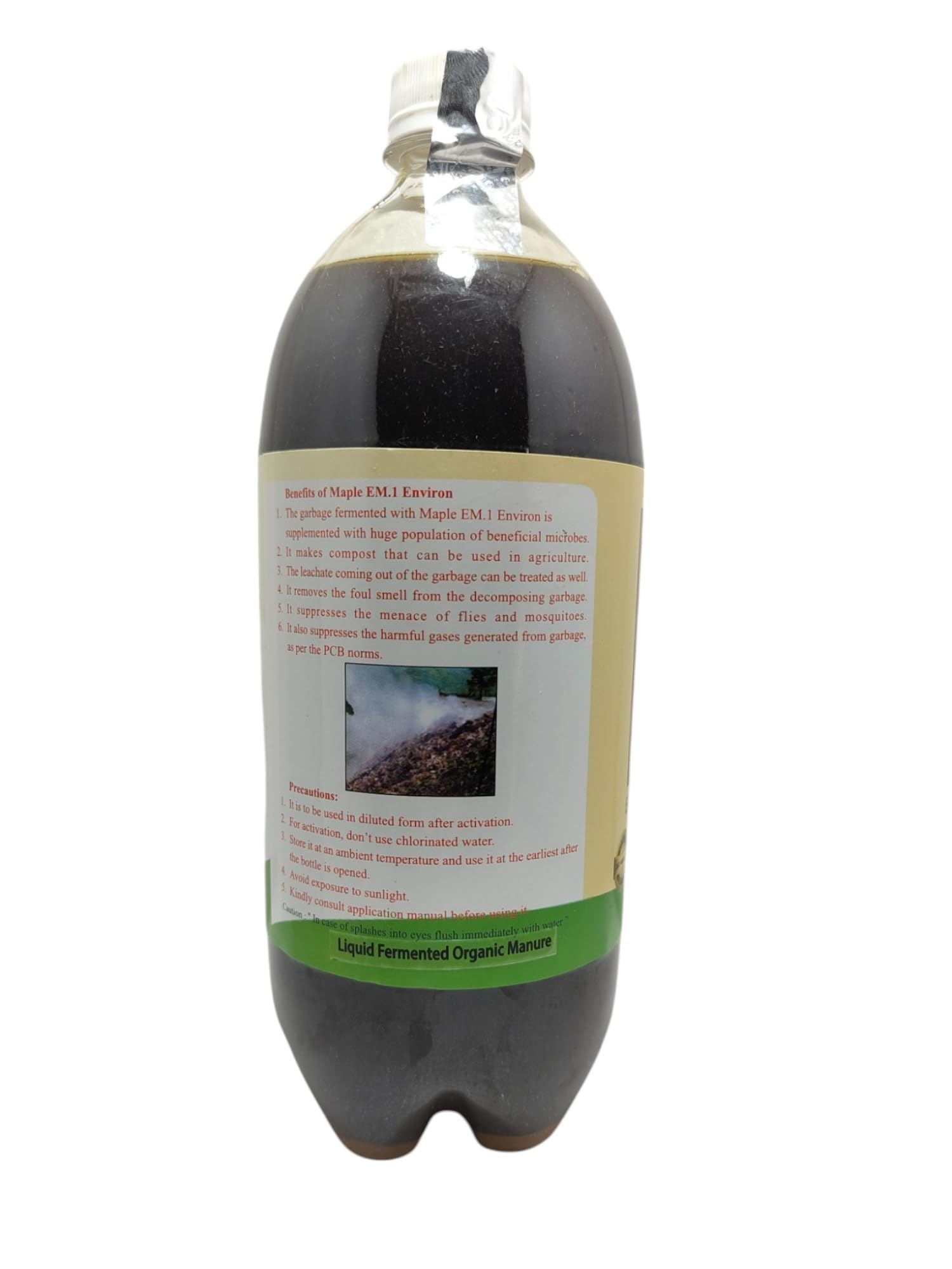 Maple EM.1 Environ | Organic Solid Waste Deodorizer & Compost Accelerator | Eco-Friendly | Safe for Humans & Environment - Image 2 thumbnail