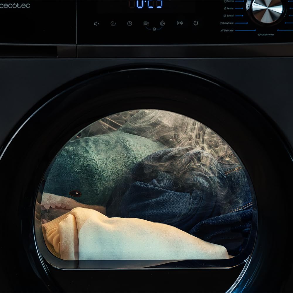 Cecotec Sèche-linge Pompe à Chaleur 8 kg Bolero Dresscode Dry 8330 Steel 15 programmes Classe E Inox