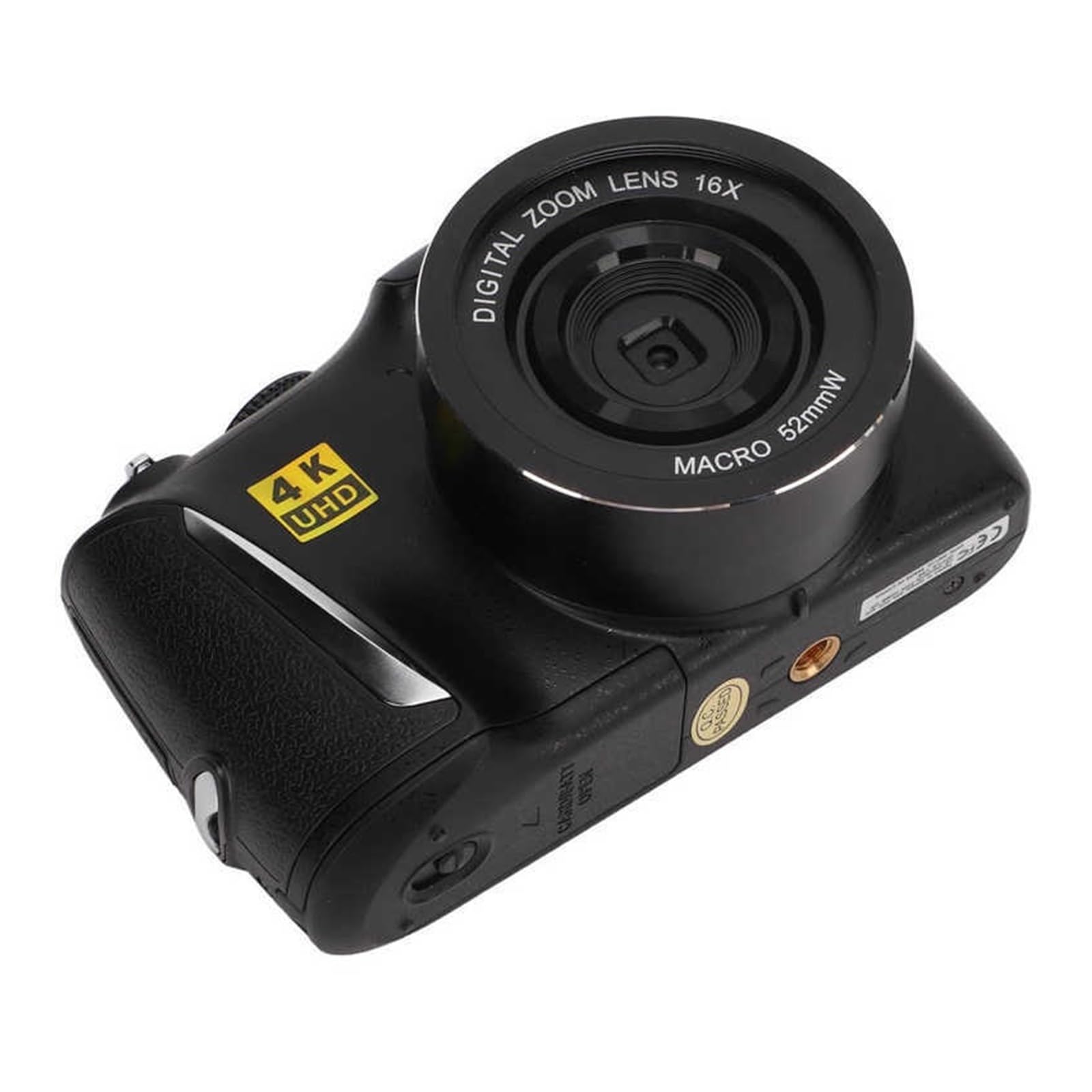 Caméra numérique 4K webcam caméscope vlogging pour le voyage