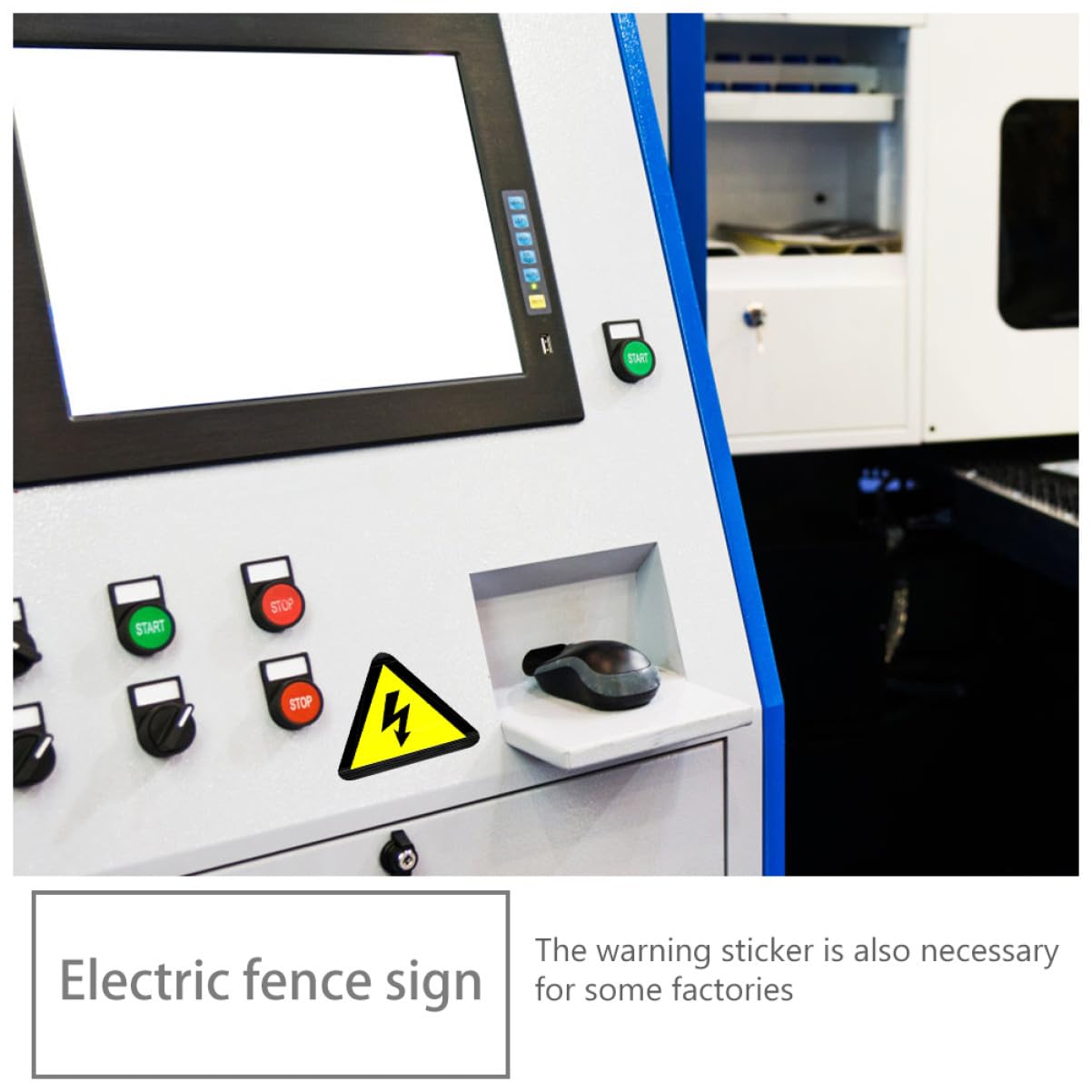 Lot de 15 Autocollants D’avertissement Électriques Jaunes Triangulaires 50x50 Mm Autocollants de Signalisation de Chocs Électriques pour Panneaux Adhésifs de Sécurité Industriels