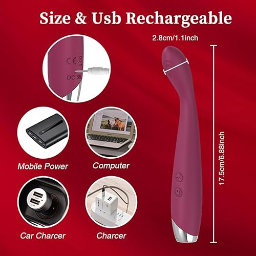 Vista 5 de Vibrador de punto G para mujer, 20 modos de clímax, impermeables, vibradores de dedos, juguetes sexuales, estimulador de clítoris para pezones