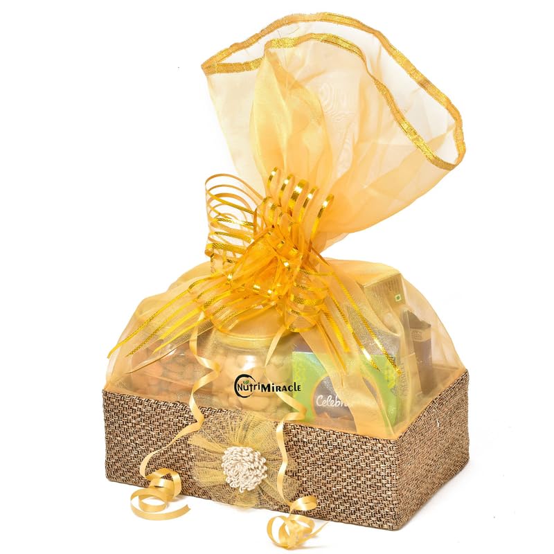 Image of NUTRI MIRACLE Dry Fruits Gift for Rakhi | Pack for Brother and Family