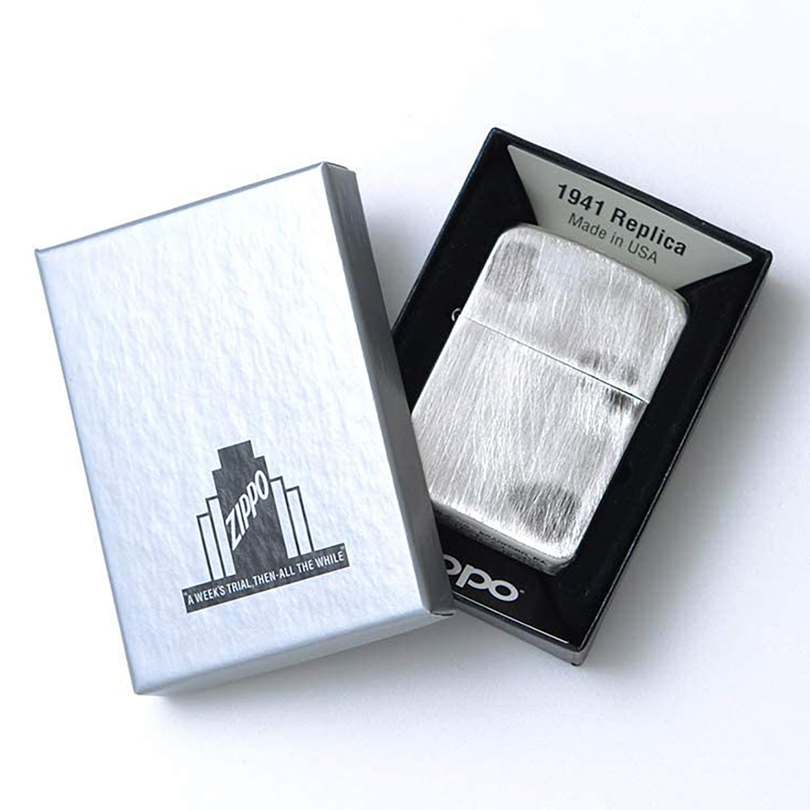 Amazon.com: Zippo 1941UD-N Windproof Brass Lighter Double Sided 