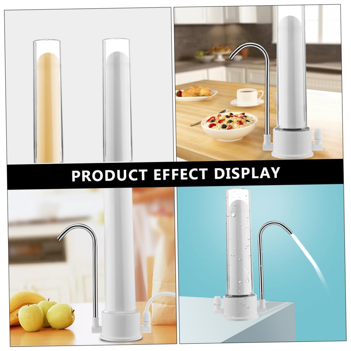 Housoutil Filtro Acqua Rubinetto Cucina Macchina Purificazione Acqua Utensile Rubinetto Cucina Dispositivo Purificata Filtro