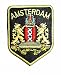 Amsterdam Flag Band Logo Patch Sew Iron on Embroidered Badge Sign Costume Gift