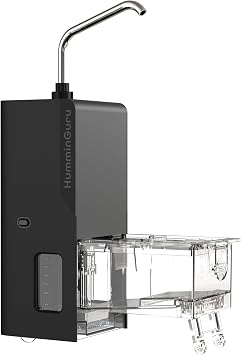 HumminGuru Automatic Water Dispenser for HG01 & NOVA Ultrasonic Vinyl Record Cleaner Machine with Built-in Water Filtration, 500+ Record Cleaning Cycles per Charge Water Dispenser + 650ml Water Tank