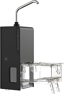 HumminGuru Machine de Nettoyage de Disques Vinyles à Ultrasons HG01 & Nova avec Distributeur d'eau et Filtration Intégrée (Distributeur d'eau + Réservoir d'eau de 650 ML)
