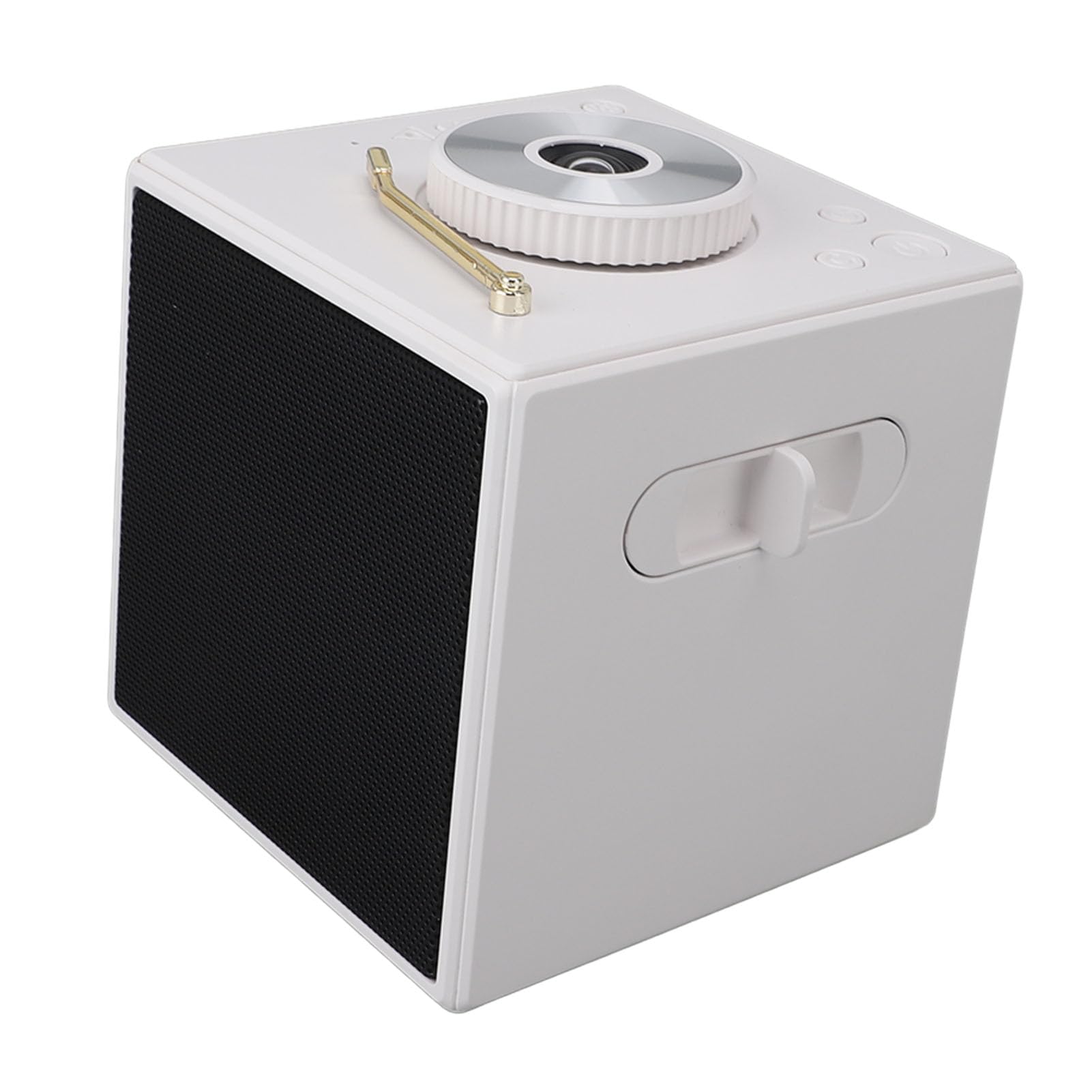 FTVOGUE Proiettore Stellare, Proiettore Stellare in ABS con Altoparlante Bluetooth Batteria 5200mAh, Proiezione 3D Terra Luna Luce Notturna con Rumore Bianco per Camera da Letto Bambini Adulti