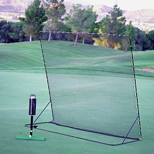 HEATER Sports Perfect Swing Home Driving Range - Durable, Convenient, and Portable Golf Training Set with Net, Mat, Shag Bag, and Teeing Machine for Swing Practice and Improvement