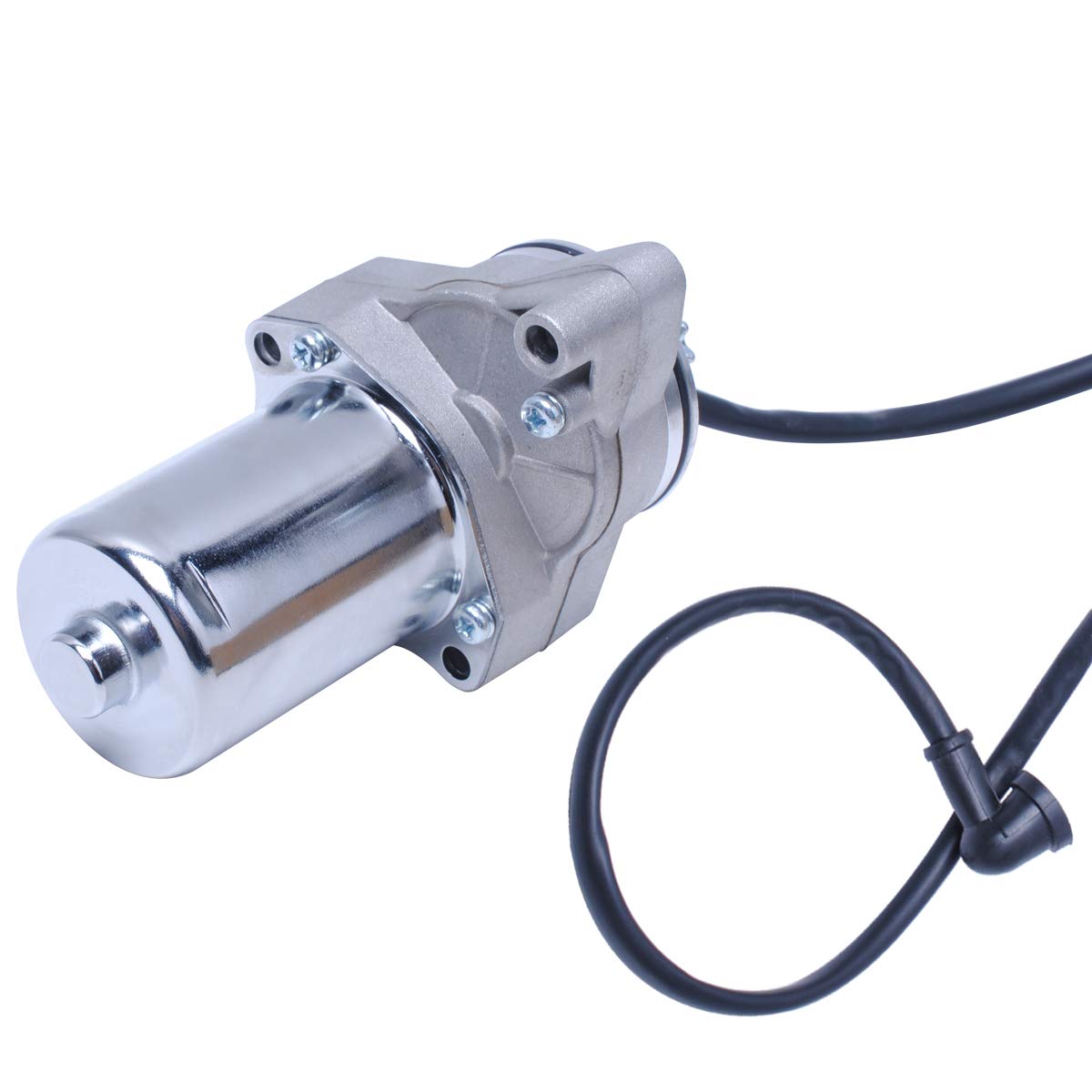 Gekufa 3 Bolt Starter Motor With Line for 50cc 70cc 90cc 100cc 110cc 125cc ATV Go Cart Pit Bike Compatible with Roketa Taotao Coolster Jonway SunL