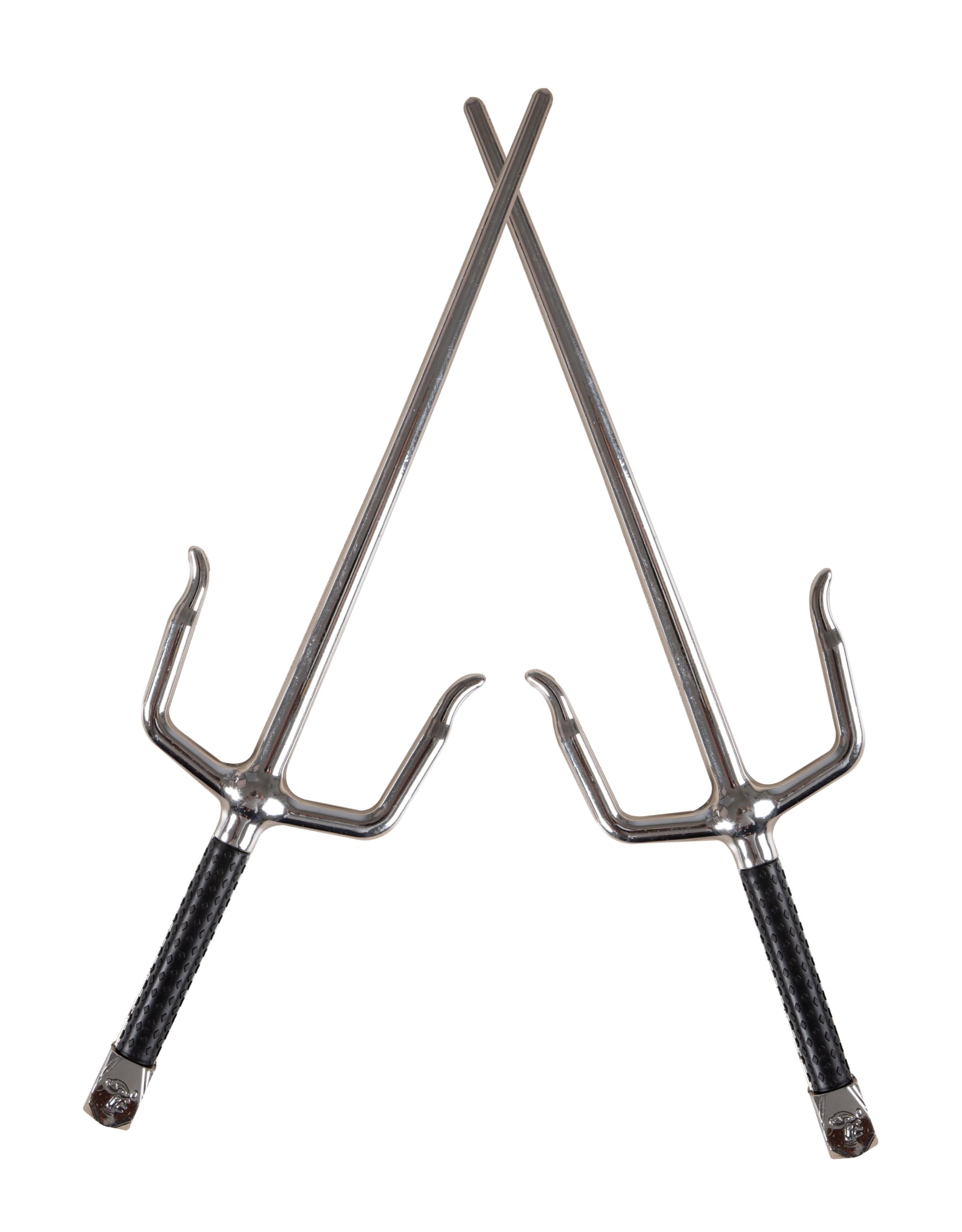 P'tit Clown Sai Swords - Set of 2, 30 cm - Ninja Weapons - Kid, Silber