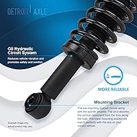 Vista 298 de Detroit Axle - Kit de suspensión delantera de 10 piezas para Chevy Aveo Aveo5 Pontiac G3 Wave 2 Ready Struts Assembly 2 Enlaces de barra