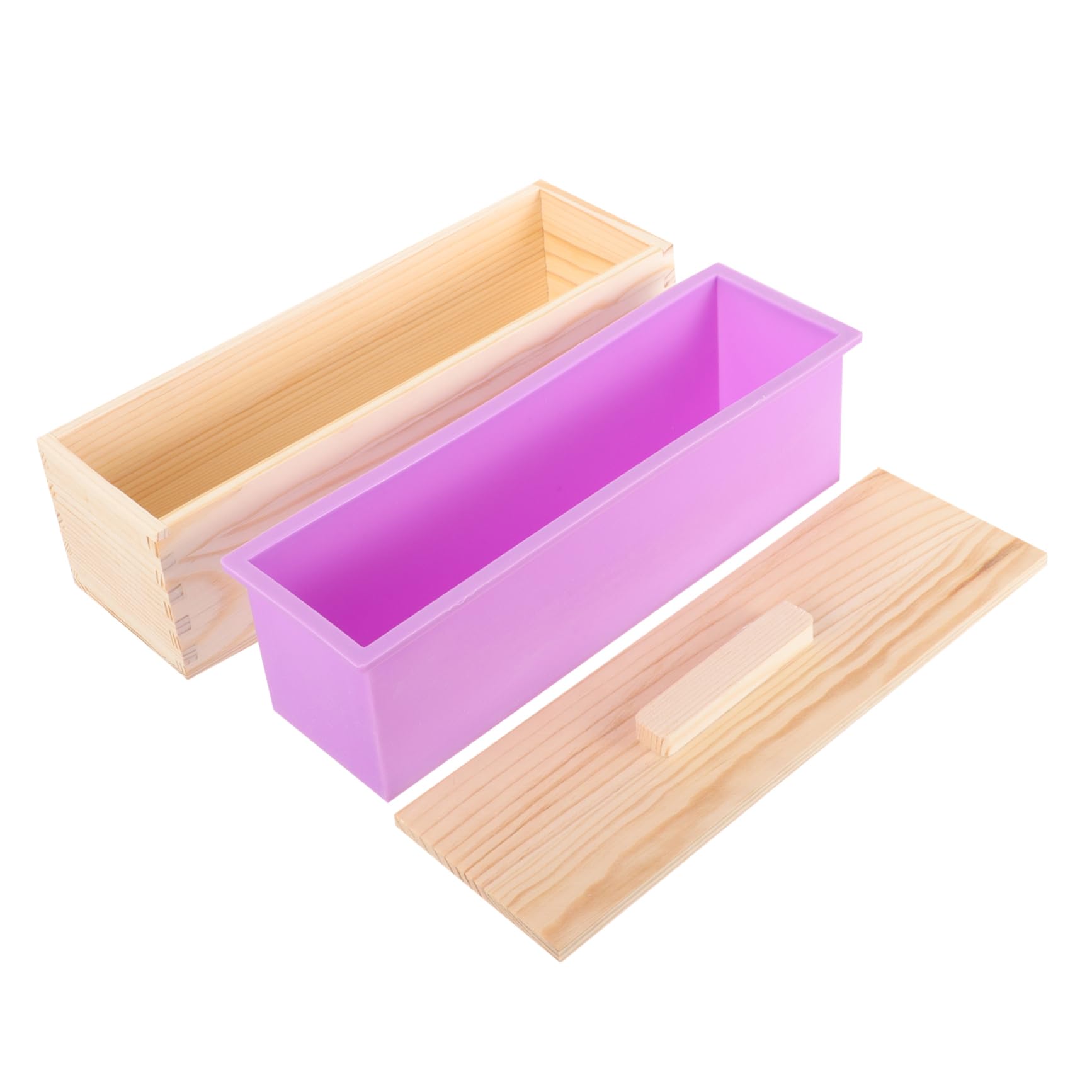 TIDTALEO 1 Set Bread Pan with Lid Reusable Toast Mold for Baking for Homemade Bread and Soap Storage and Sturdy Kitchen Essential