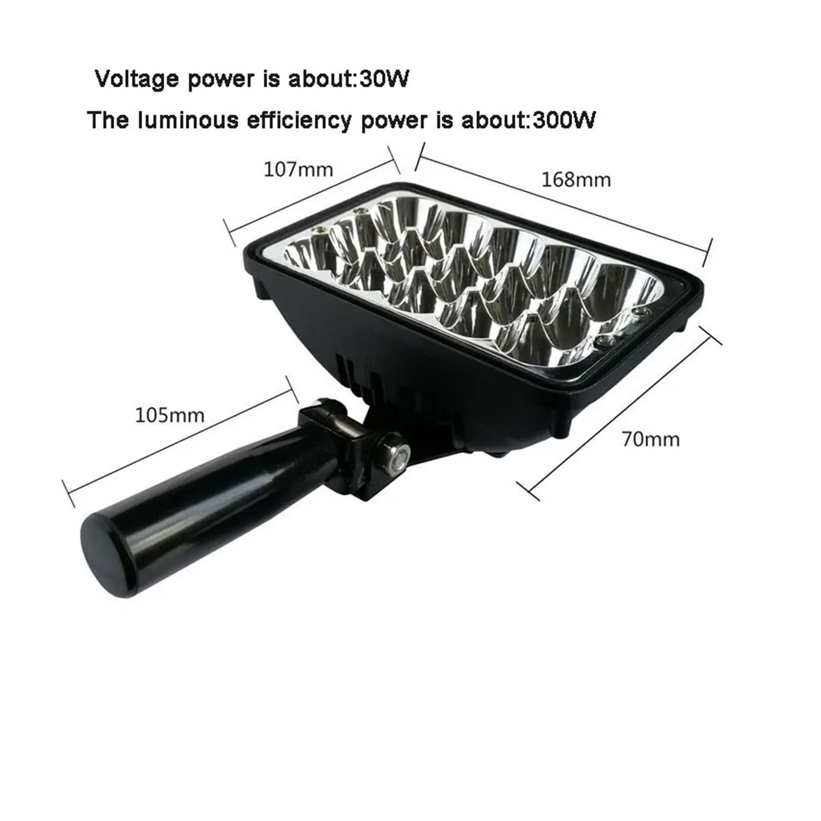 Lampada di polimerizzazione portatile fai da te fatta a mano con inchiostro a olio verde, 150 W, 395 nm, 405 nm e 365 nm, for resina UV senza ombre, stampa con colla Ampiamente usato(365nm)