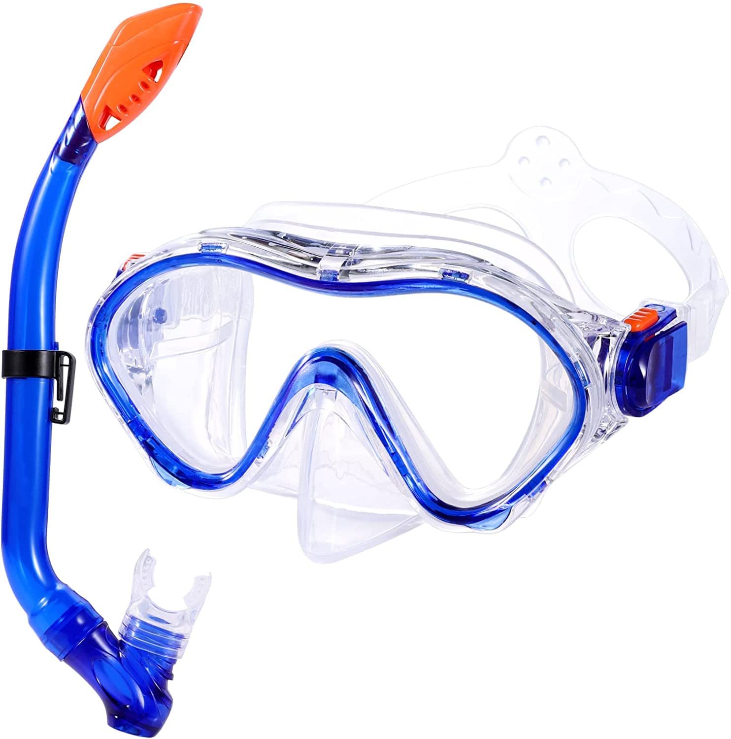 Underwater Diving Mask Scuba Snorkel Goggles Anti Fog Tempered Half Face Glasses Scuba Diving Swimming Goggles Underwater Anti Fog Dry