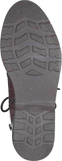 MARCO TOZZI dames 2-25276-41 Lace Boot Flat, Black Nappa, 40 EU