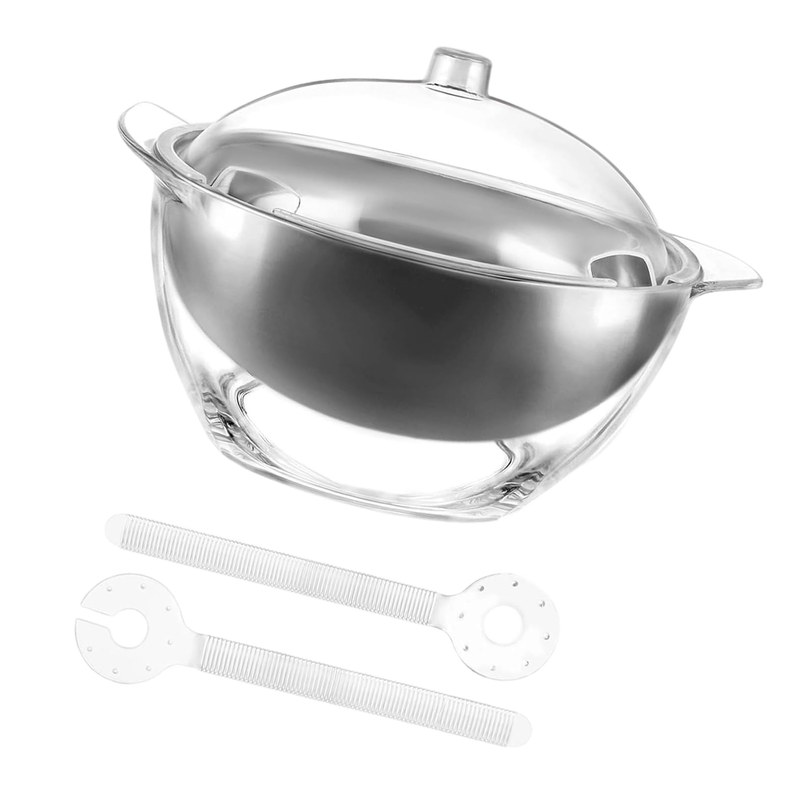 NVOQILIN Space Saving Vegetable Appetizer Tray in Food Grade Edit and SS304 for Small Kitchens Home Cupboard Tray