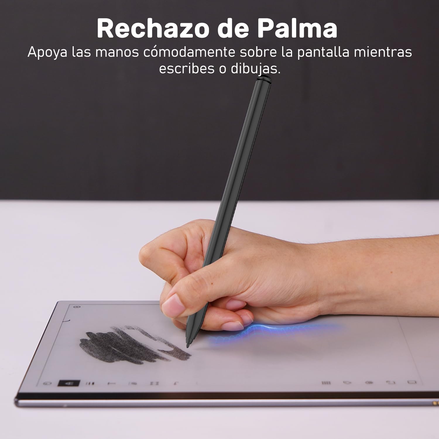 Lápiz para Remarkable 2, EMR Lápiz con Borrador, Nivel de PresióN 4096, Rechazo de Palma y AdsorcióN Magnética, Lápiz Digital Compatible con Kindle Scribe/Remarkable 2/1