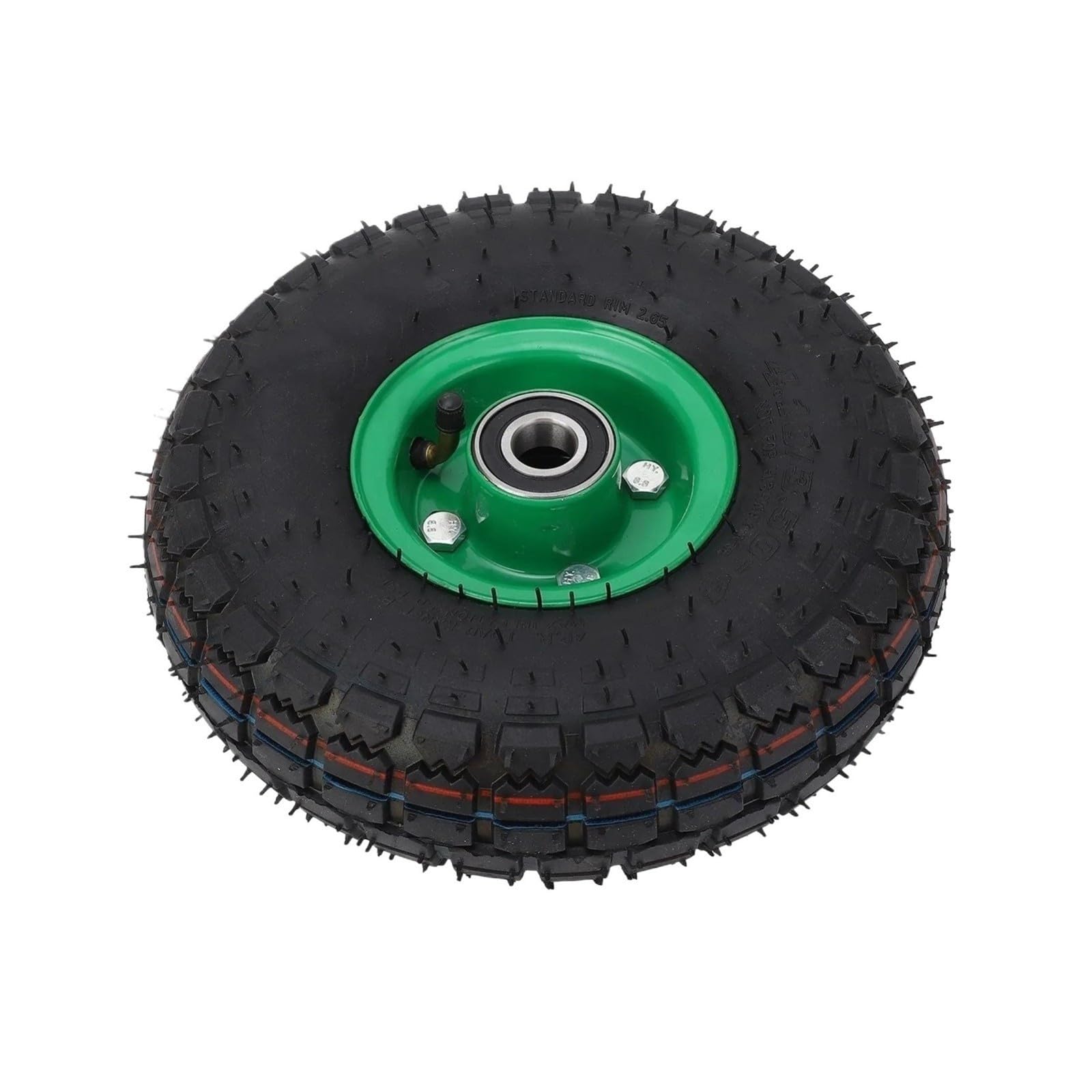 10" 4.10/3.50-4 Aufblasbares Rad 6204 Lager 250 Kg