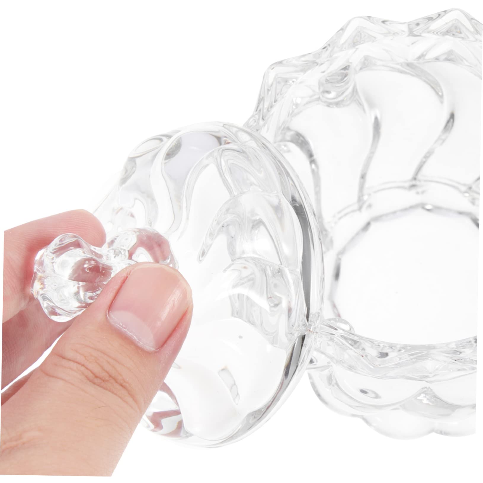 Alipis Bonbongläser 2 Stück-pack aus Glas für Süßigkeiten und Snacks | Zufällige Ausführung, Klare Tischgefäße für Trockenfrüchte, Praktische Vorratsbehälter für Zuhause Zufälliger Stil