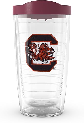 Tervis South Carolina Gamecocks - Primary Logo Made in USA Double Walled Insulated Tumbler Travel Cup Keeps Drinks Cold & Hot, 16oz, Classic
