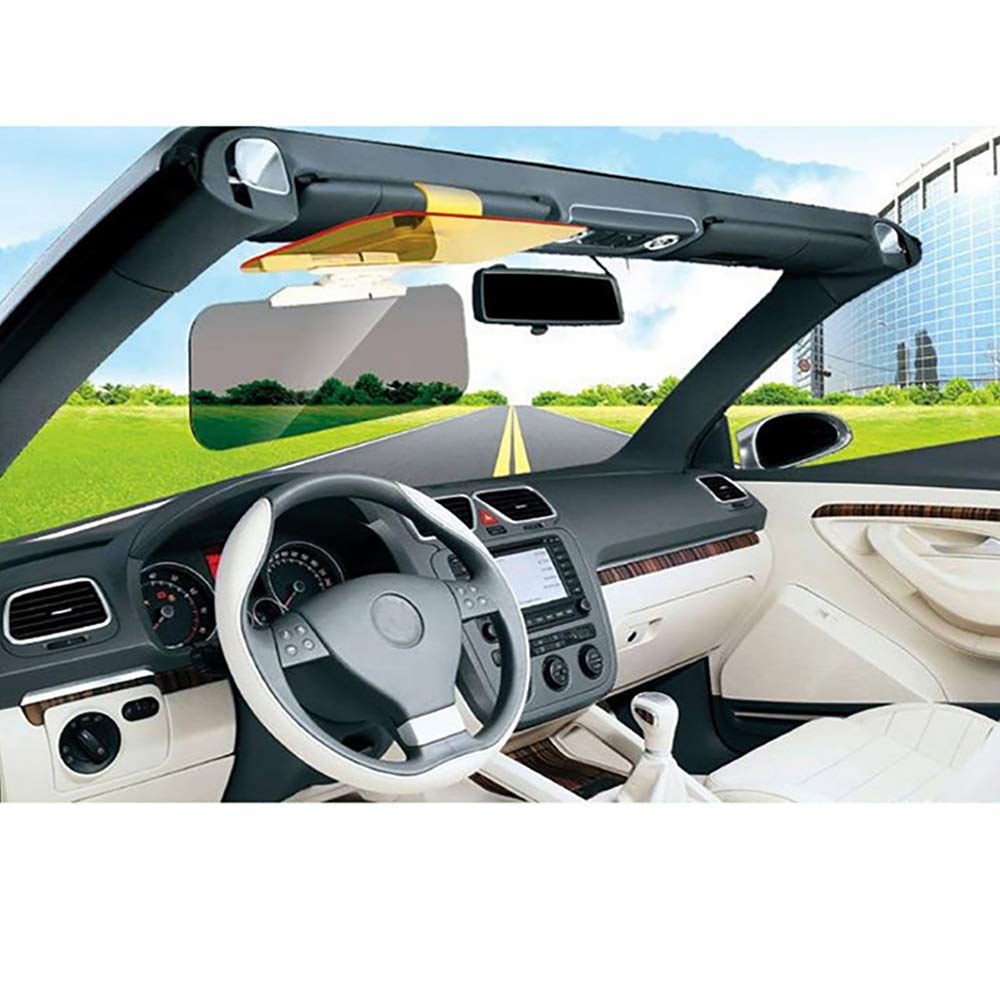 Rallonge Pare Soleil Voiture 2 En 1 HD Anti-Éblouisseent Jour Et Nuit - Pare-Soleil De Conduite