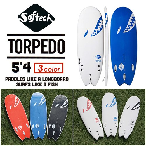 Amazon | softech ソフテック サーフボード スポンジボード TORPEDO 5  