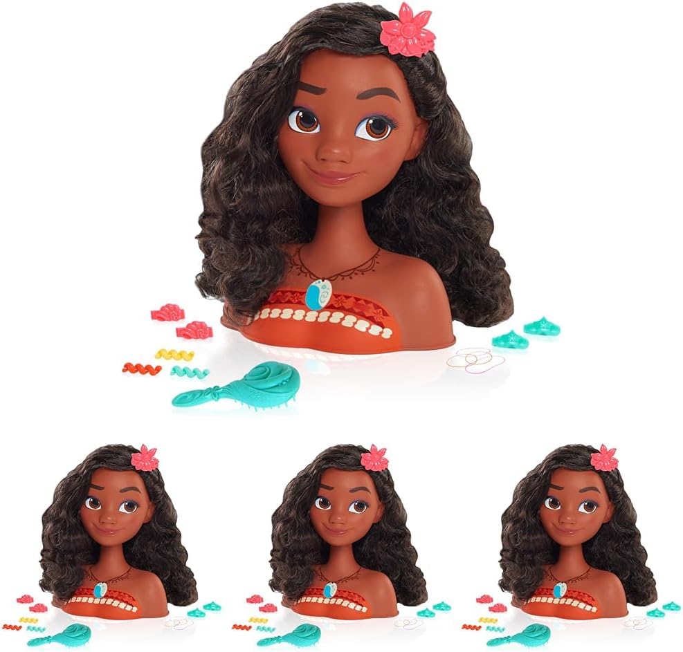 Disney Princess Moana Styling Head Standard (Pack of 4)