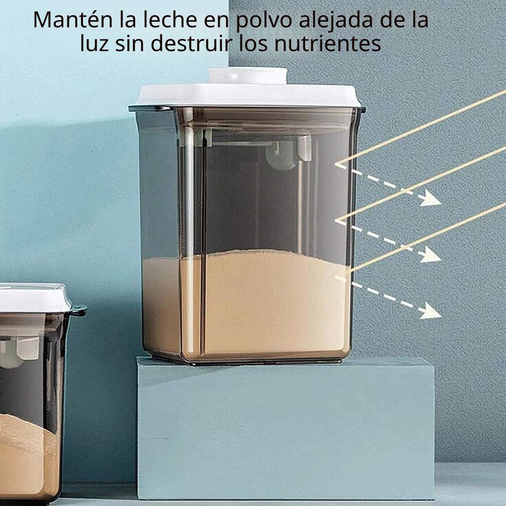 Dispensador De Polvo De FóRmula. Caja PortáTil De Almacenamiento De Leche En Polvo para Alimentos Contenedor PortáTil De Alimentos Sellados para Leche En Polvo, Snacks.(Proteger de la luz solar)