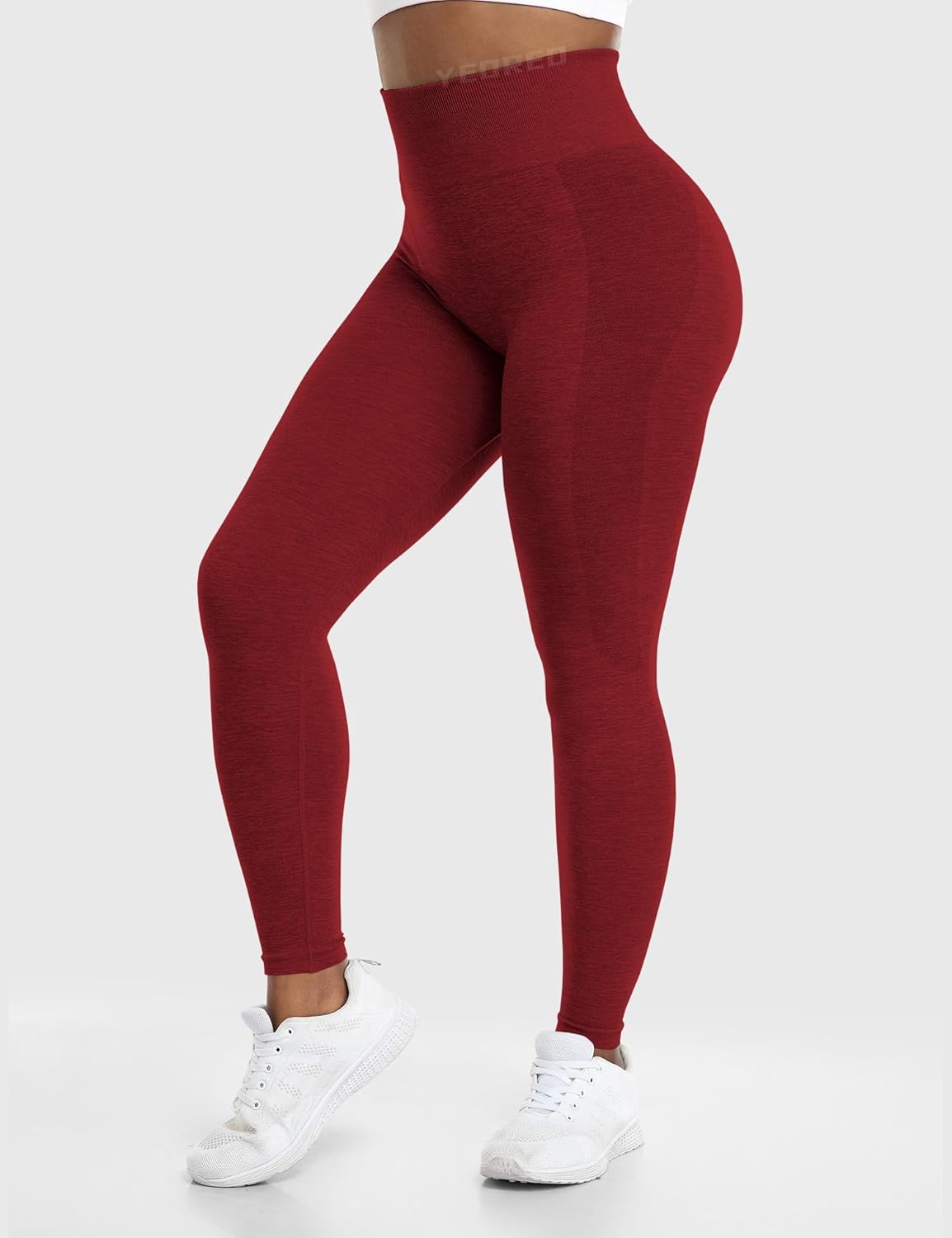 YEOREO Amplify Leggings for Women Seamless Scrunch Leggings Butt Lifting Gym High Waisted Athletic Leggings - Image 2