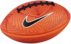 Bola de Futebol Americano Nike 500 Mini 4.0 FB 5 - Laranja com Preta