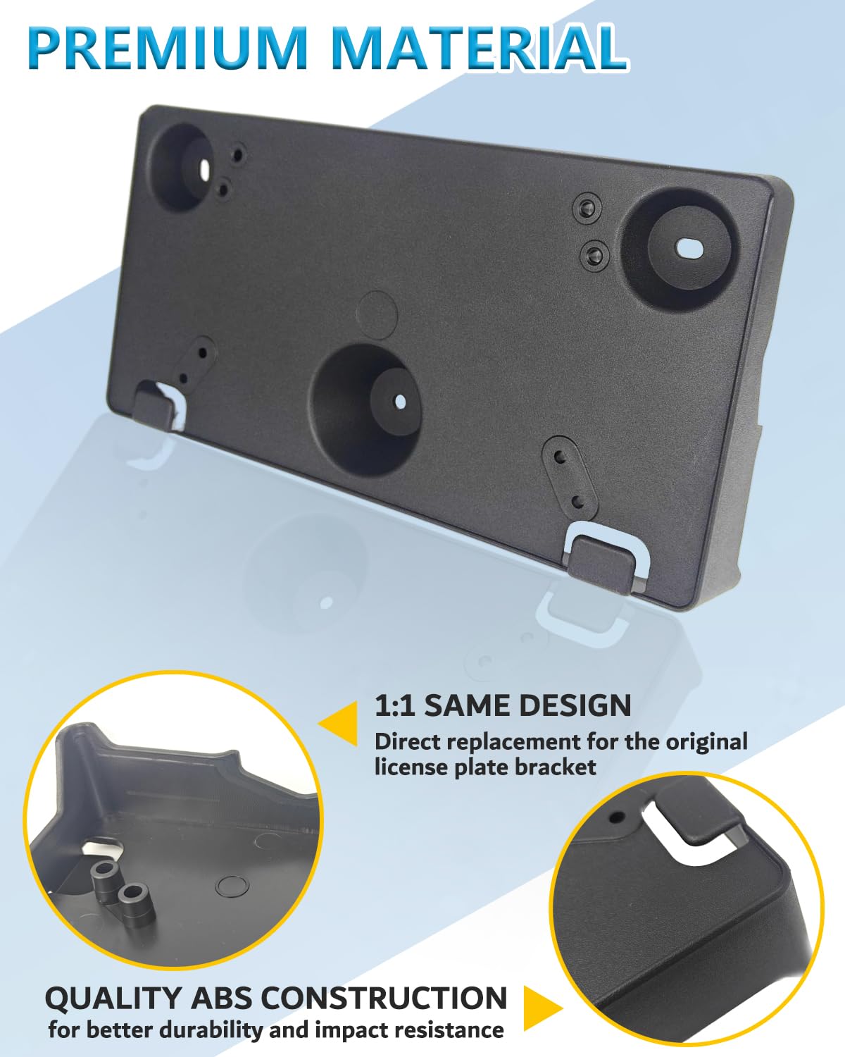 Speed Daddy Front License Plate Mounting Bracket For 2002-2005 Ford Explorer