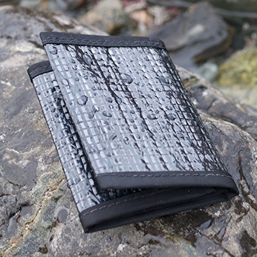 Flowfold Recycled Sailcloth Trifold Minimalist Wallets for Men/Women - Durable Slim Wallet & Trifold Wallets Made in USA4
