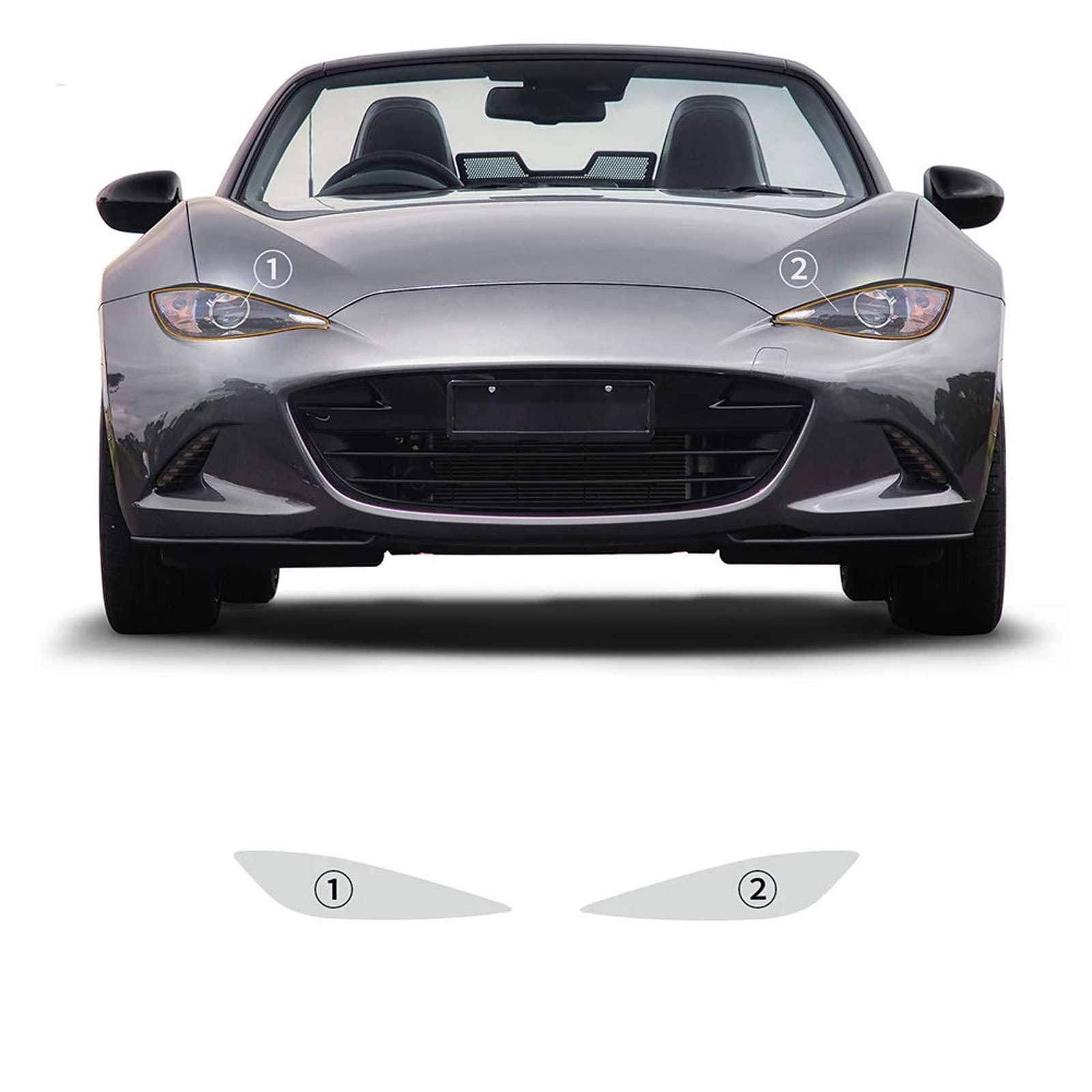 Película para faros de coche Mazda MX 5 perfecta para rutas y viajes por carretera