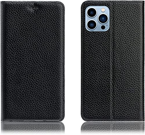 Étui iPhone 13 Pro Max cuir véritable antichoc pour ranger vos cartes en sécurité