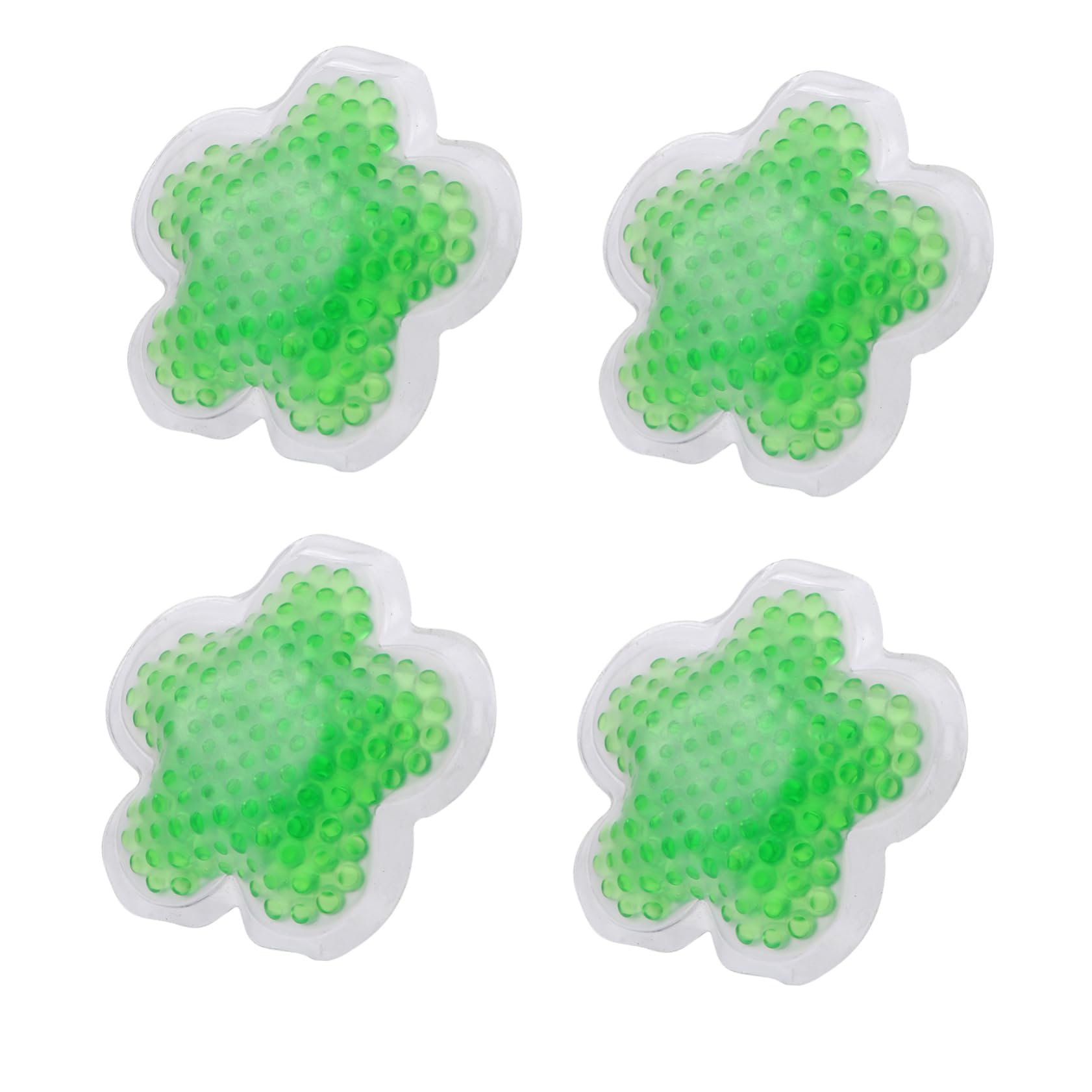 Impacco Caldo-freddo in Gel 4 Pezzi Verde per Primo Soccorso | Pvc Lavabile, Terapia Fredda, Formato Compatto, Confezione Multipla per Kit di Pronto Intervento