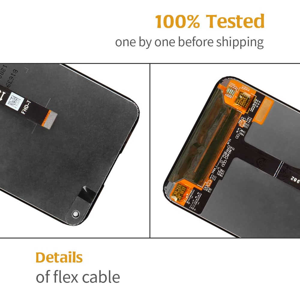 Schermo LCD Per Huawei P40 Lite 4G - Kit Di Sostituzione Con Vetro Temperato