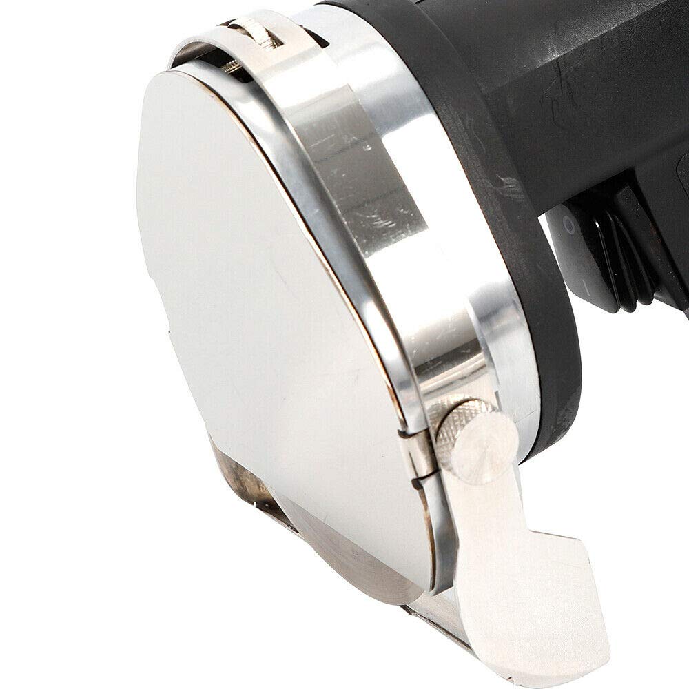 Coltello per Kebab Elettrico 80W Affettatrice di Kebab con Batteria Spessore di Taglio 0-8 mm Senza Filo In Acciaio Inossidabile Negozi di Carne Famiglie 25 x 19 x 24 cm Affettatrice per Kebab