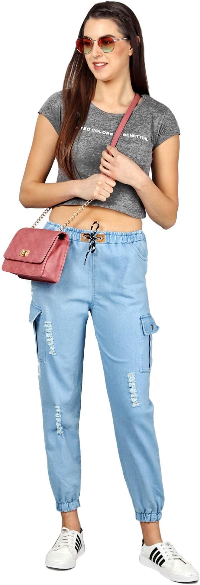 dockstreetWomen's Cotton Denim Jogger