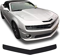 Vista 2 de Calcomanía de vinilo para parachoques de nariz delantera, compatible con Camaro SS 2010 2011 2012 2013 - Blanco brillante con purpurina